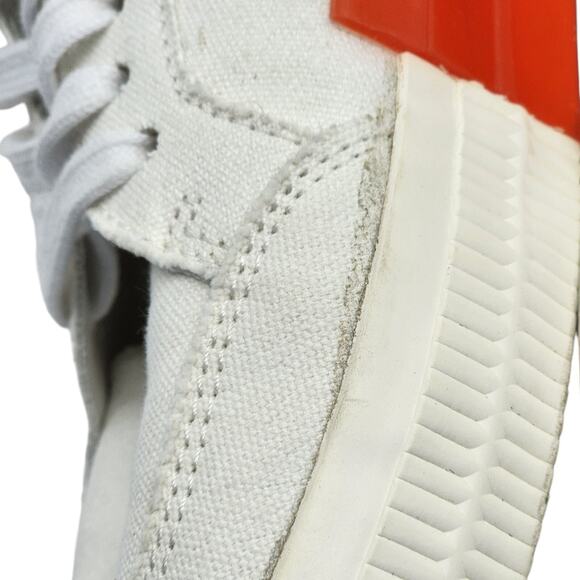 OFF-WHITE Vulc Low Canvas White Red Sneakers EU 40 US 7M 10W